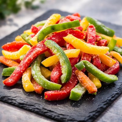 Frozen mixed bell peppers