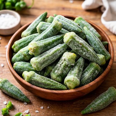 Frozen okra