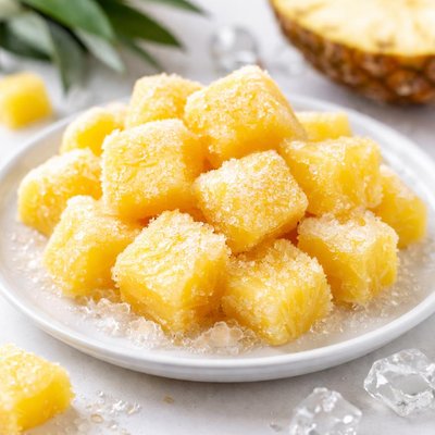Frozen pineapple