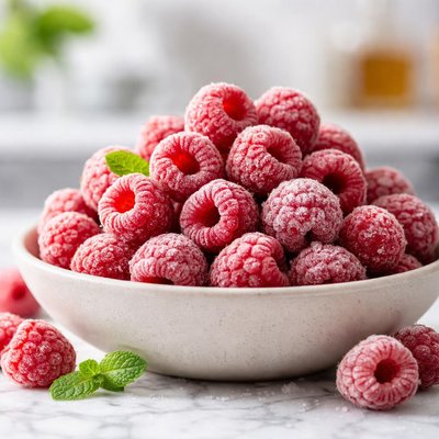 Frozen rasberries
