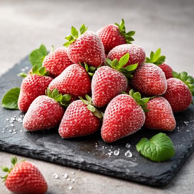Frozen stawberrys