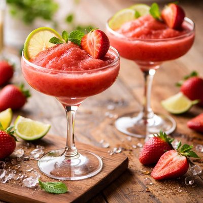 Frozen strawberry daquiri