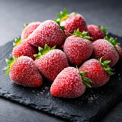 Frozen strwberry