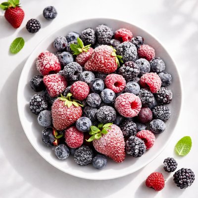 Frozen triple berries