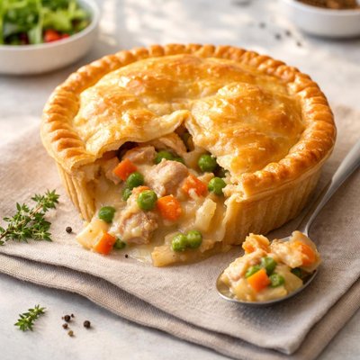 Frozen turkey pot pie