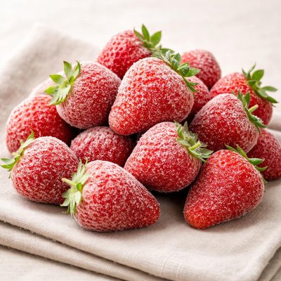 Frozen whole strawberries