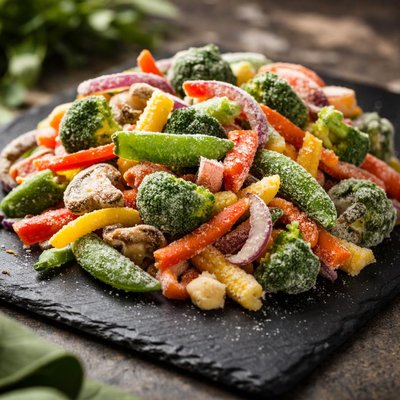 Frozen wok mix