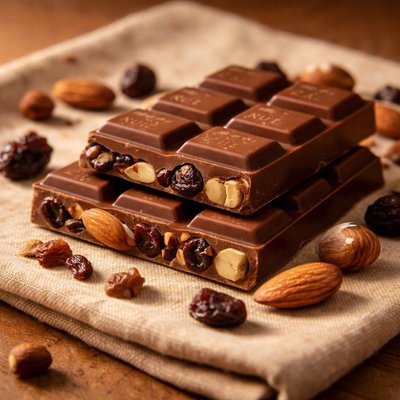 Fruit and nut cadbury