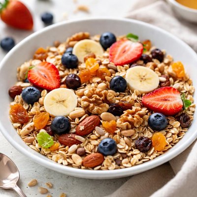 Fruit and nut muesli