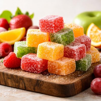 Fruit chewy sweets