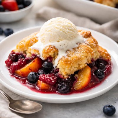Fruit cobbler