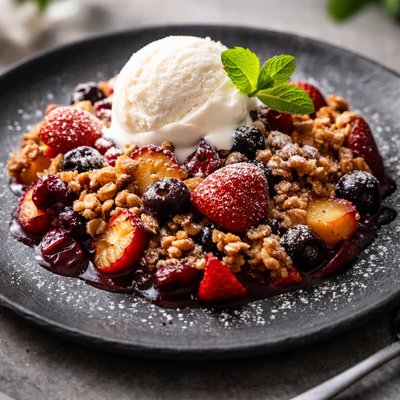 Fruit dessert bake