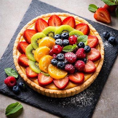 Fruit flan