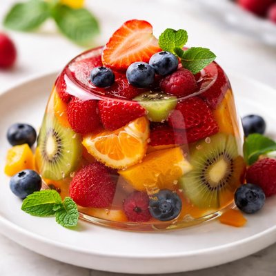 Fruit jelly dessert