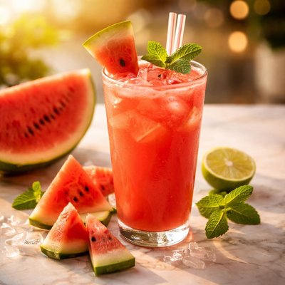 Fruit juice with watermelon