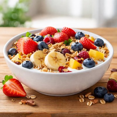 Fruit muesli bowl