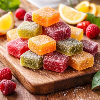 Fruit pastel sweets