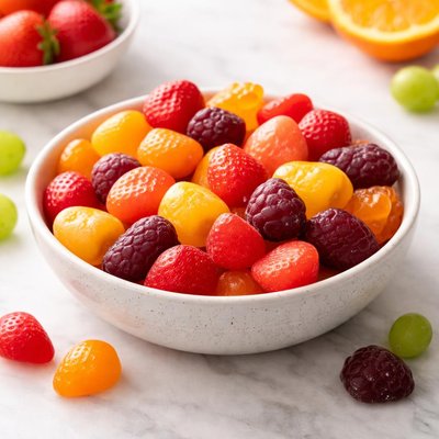 Fruit snack pieces