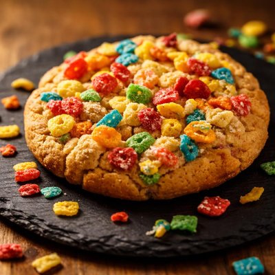 Fruity pebbles cookie