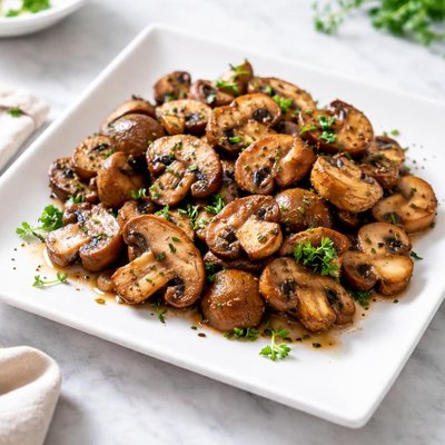 Fry mushrooms
