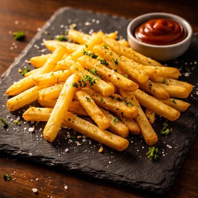 Ftozen fries