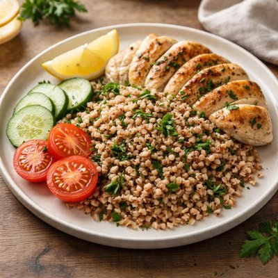 Full plate buckwheat