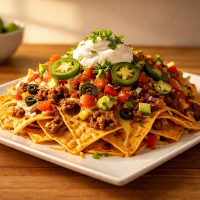 Fully loaded nachos