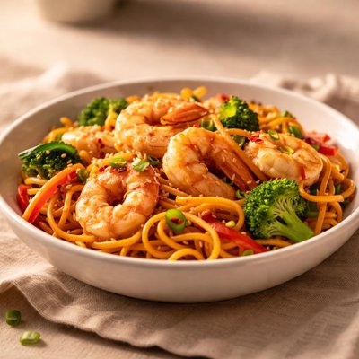 Fun shrimp noodles