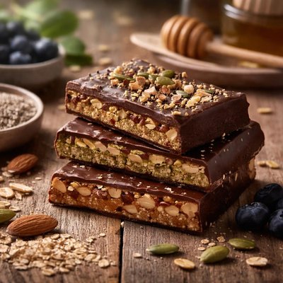 Functional chocolate bars