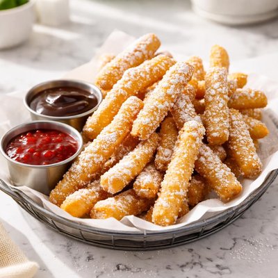 Funnel cake fries