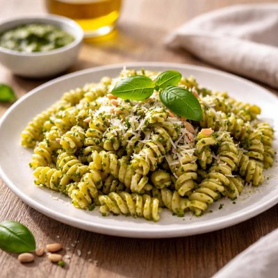 Fusilli pesto