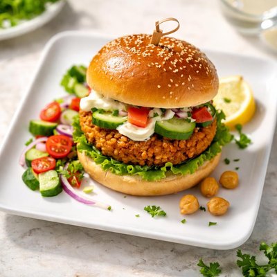 Garbanzo bean slider