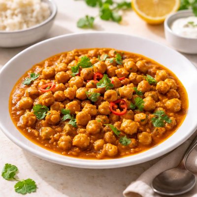 Garbanzo beans curry
