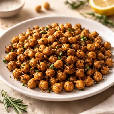 Garbanzo crispy con hierbas