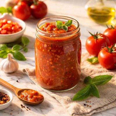 Garden tomato sauce