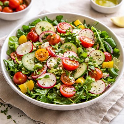 Garden veggie salad