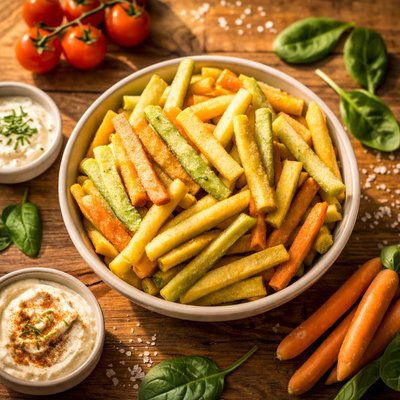 Garden veggie straw chips