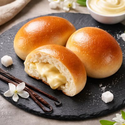 Gardenia vanilla bun