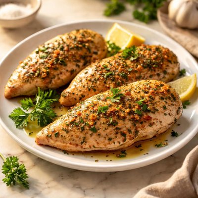 Garlic and herb chicken breast