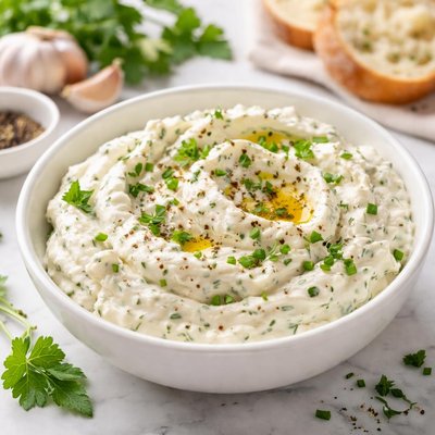 Garlic and herb cream cheese