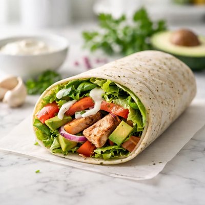 Garlic and herb wrap