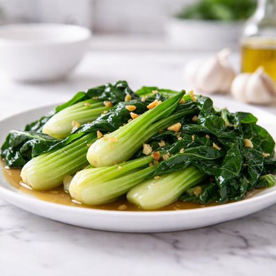 Garlic bok choy