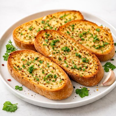 Garlic bread with butter