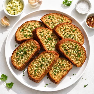 Garlic brown bread