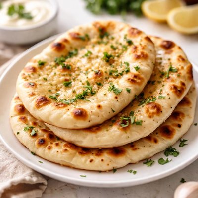 Garlic butter naan