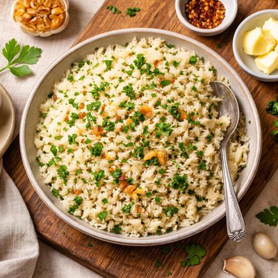 Garlic butter rice