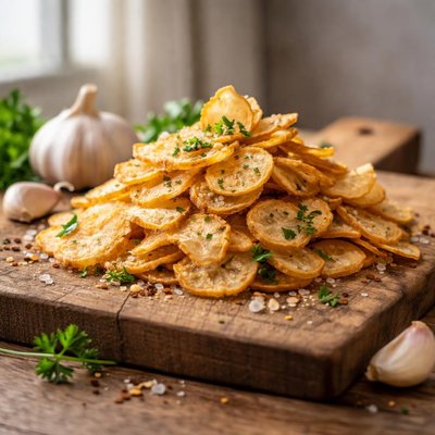 Garlic crisps