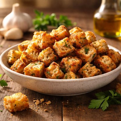 Garlic crouton
