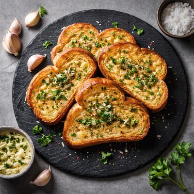 Garlic french toast