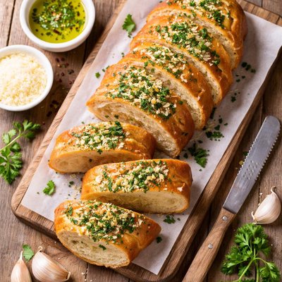 Garlic herb french bread